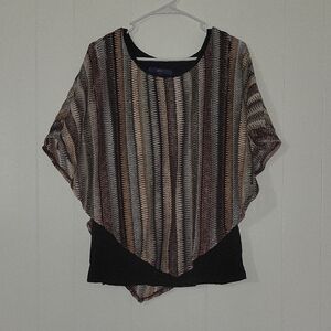 Apt. 9 Multi Colored Layer Blouse
